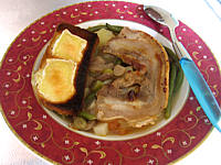Image : Soupe au lard et topinambours