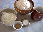 Ingrédients pour la recette : Pain long de seigle