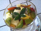 Image : Salade de fruits au génépi