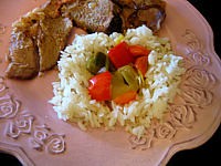Pâtes, semoule, polenta, riz & céréales : Riz au poivron