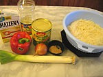 Ingrédients pour la recette : Riz au poivron