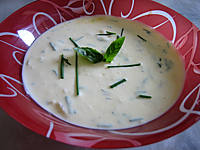 Image : Sauce au fromage blanc aux fines herbes
