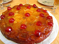 Image : Quatre-quarts aux abricots et aux cerises