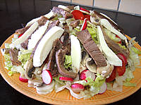 Image : Restes de langue de boeuf en salade