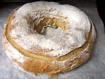 Pain en couronne au poolish - 13.1