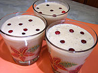 Image : Crème glacée de prunes au yaourt