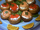Image : Vol au vent de saumon