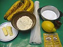 Ingrédients pour la recette : Tarte aux bananes