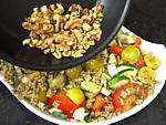 Salade végétarienne aux crozets et aux mirabelles - 18.2