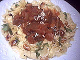 aubergine : Tagliatelles aux aubergines