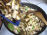 Pintade à la purée de maïs et champignons - 20.1