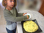 Pintade à la purée de maïs et champignons - 29.1
