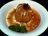 Image : Pudding de romarin aux poires