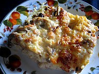 Image : Restes de pain brioché aux morilles