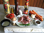 Ingrédients pour la recette : Rissoles à la chinoise