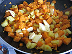 Pommes de terre et patates douces aux cèpes - 11.2