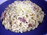 Image : Pâtes coquillettes à l'ail