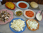 Ingrédients pour la recette : Pizza au saumon fumé