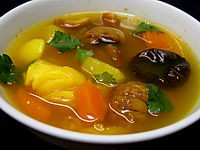 Image : Soupe de queues de langoustes