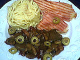 Image : Steak de jambon au vin