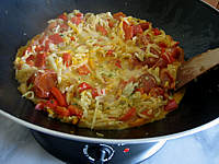 Image : Sauté de chou-rave au maccheroni