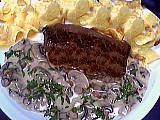 Image : recette Pavé aux champignons