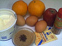 Ingrédients pour la recette : Gratin aux oranges