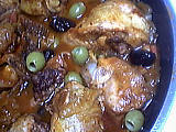 Image : Poulet sauté aux olives