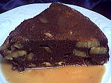 Image : Gâteau au chocolat et aux bananes