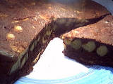 Image : Gâteau au chocolat et aux bananes