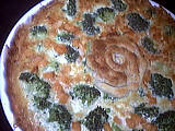 Image : Quiche aux brocolis et saumon