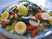 Image : Haricots verts en salade