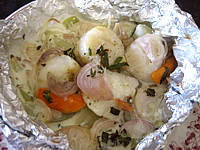 Cuisine diététique : Papillotes de Saint-Jacques