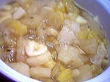 Image : Soupe d'ananas aux fruits et au cognac