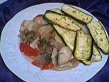 Image : Calamars aux poivrons
