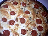 Image : Tarte de langue de boeuf au Cantal