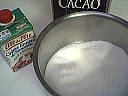 Ingrédients pour la recette : Crème caramel chocolat