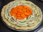Pizza au seigle et sa garniture aux artichauts et mozzarella - 21.2