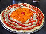 Pizza au seigle et sa garniture aux artichauts et mozzarella - 21.3