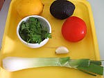 Ingrédients pour la recette : Sauce guacamole