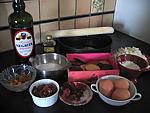 Ingrédients pour la recette : Gâteau fromage blanc et fruits confits