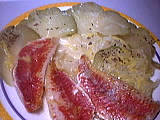 Image : Rougets au chou chinois et chayotte