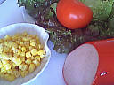 Ingrédients pour la recette : Salade au cervelas