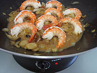 Image : Gambas aux endives et ses crêpes