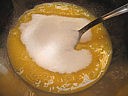 Pain perdu aux fraises et aux pignons - 4.3
