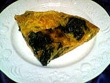 Image : recette Omelette au chèvre et pissenlits