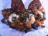 Image : Foie gras aux langoustines