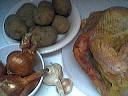 Ingrédients pour la recette : Poulet au four