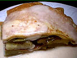 Image : Gâteau de crêpes aux pois gourmand