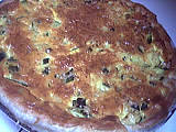 Image : Tarte aux courgettes et piment doux